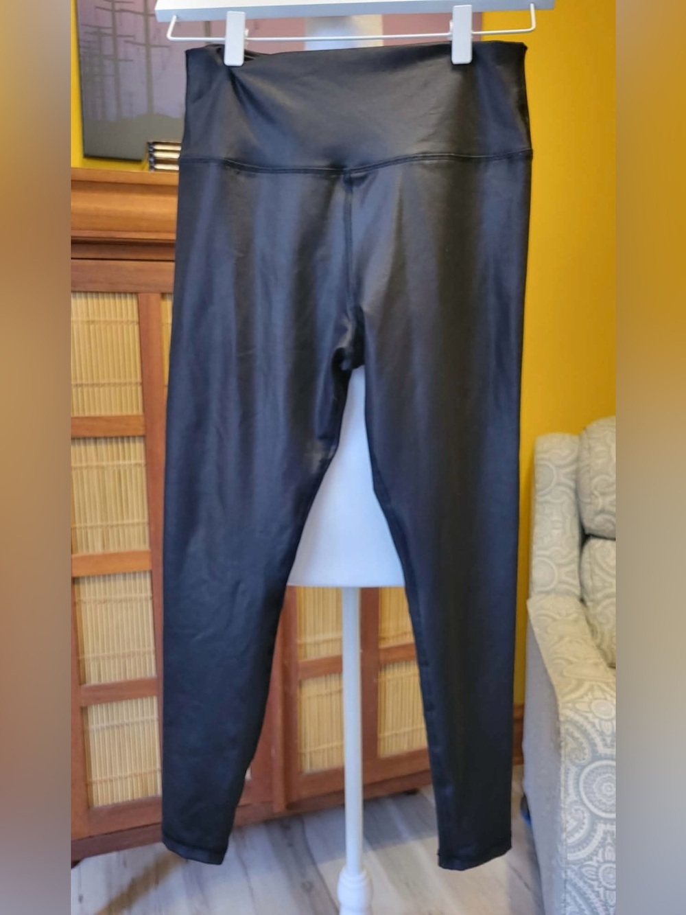 Women’s Black Faux Leather Leggings